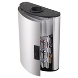 Key Box Plus, 54-key, Brushed Aluminum, Silver, 11 3-4 X 4 5-8 X 15 3-4