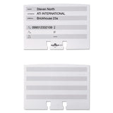 Telindex Desk Address Card File, Holds 500 4 1-8 X 2 7-8 Cards, Graphite-black