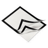 Duraframe Sign Holder, 8 1-2 X 11, Black Frame, 2 Per Pack