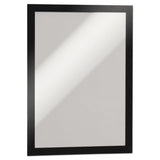 Duraframe Sign Holder, 8 1-2 X 11, Black Frame, 2 Per Pack