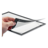 Duraframe Sign Holder, 8 1-2" X 11", Red Frame, 2-pack