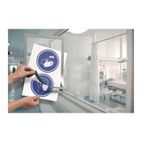 Duraframe Sign Holder, 8 1-2" X 11", Silver Frame, 2-pack