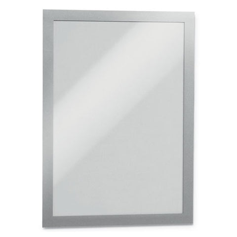 Duraframe Sign Holder, 8 1-2" X 11", Silver Frame, 2-pack