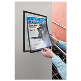 Duraframe Sign Holder, 11 X 17, Black Frame, 2-pack