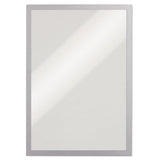 Duraframe Sign Holder, 11" X 17", Silver, 2-pk