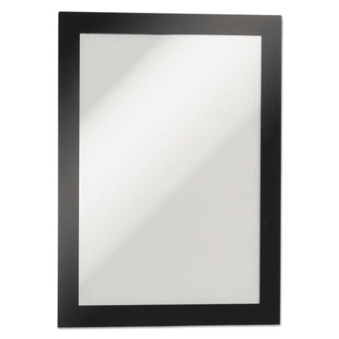 Duraframe Sign Holder, 5 1-2 X 8 1-2, Black Frame, 2-pack