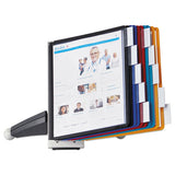 Sherpa Desk Reference System, 10 Panels, 10 X 5 5-8 X 13 7-8, Assorted Borders