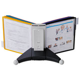 Sherpa Desk Reference System, 10 Panels, 10 X 5 5-8 X 13 7-8, Assorted Borders
