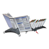 Sherpa Desk Reference System, 10 Panels, 10 X 5 7-8 X 13 1-2, Gray Borders