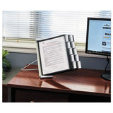 Instaview Expandable Desktop Reference System, 10 Panels, Black Borders