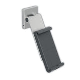 Mountable Tablet Holder, Silver-charcoal Gray