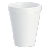 Foam Drink Cups, 10oz, White, 25-bag, 40 Bags-carton