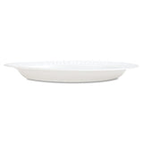 Concorde Foam Plate, 10 1-4" Dia, White, 125-pack, 4 Packs-carton