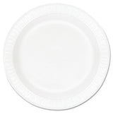 Concorde Foam Plate, 10 1-4" Dia, White, 125-pack, 4 Packs-carton