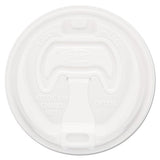 Optima Reclosable Lid, 12-24oz Foam Cups, White, 100-bag