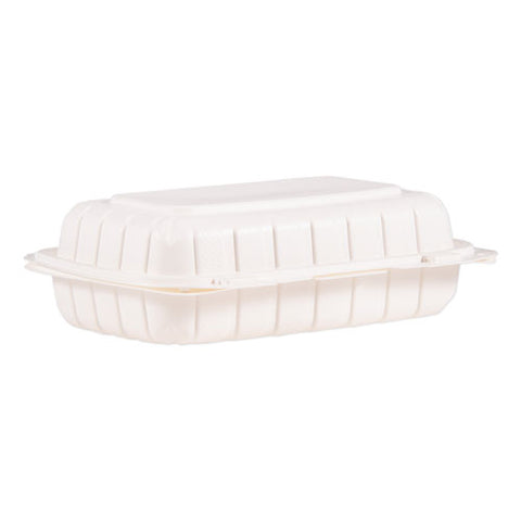 Hinged Lid Containers, Hoagie Container, 6.5 X 9 X 2.8, White, 200-carton