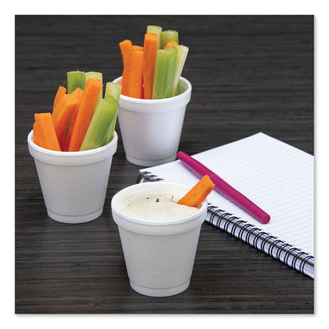 Foam Drink Cups, 4 Oz, 50-bag, 20 Bags-carton