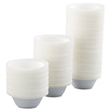 Non-laminated Foam Dinnerware, Bowl, 5 Oz, White, 125-pack, 8 Packs-carton