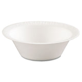Non-laminated Foam Dinnerware, Bowl, 5 Oz, White, 125-pack, 8 Packs-carton