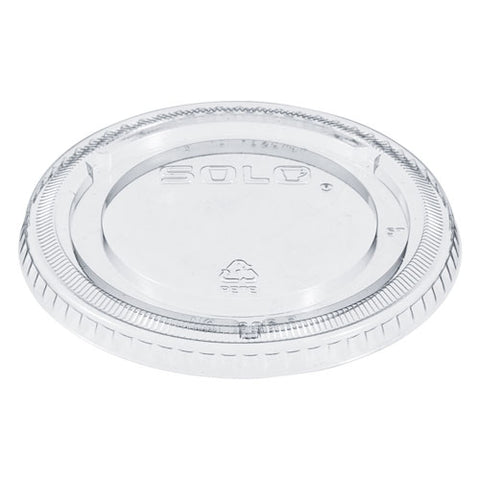 Pete Plastic Flat Cold Cup Lids, Fits 12-16 Oz Cups, Clear, 1000-carton