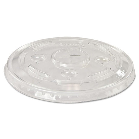 Pete Flat Straw-slot Cold Cup Lids, Fits 16-24oz, 100-pack, 10 Packs-carton