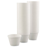 Foam Containers, 6 Oz, White, 50-bag, 20 Bags-carton