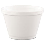 Foam Containers, 6 Oz, White, 50-bag, 20 Bags-carton
