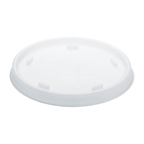 Plastic Cold Cup Lids, Fits 8-9oz Cups, Translucent, 1000-carton