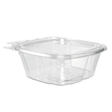 Clearpac Container, Tamper Resistant Flat Lid, 12 Oz, 4.9 X 2 X 5.5, Clear, 200-carton
