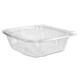 Clearpac Container, Tamper Resistant Flat Lid, 24 Oz, 6.4 X 1.9 X 7.1, Clear, 200-carton