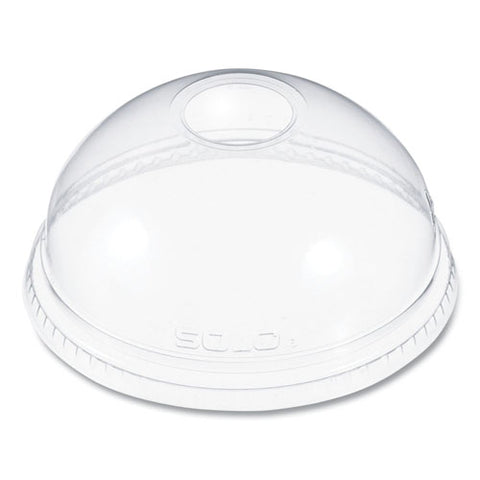 Ultra Clear Dome Cold Cup Lids F-16-24 Oz Cups, Pet, 100-pack