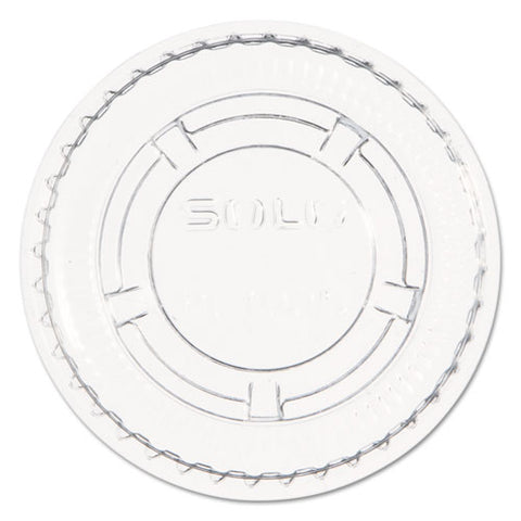 Portion-soufflé Cup Lids, Fits 0.5-1 Oz Cups, Pet, Clear, 2,500-carton