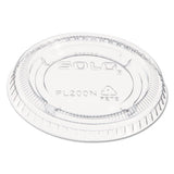 Portion-soufflé Cup Lids, Pet, Clear, 2,500-carton