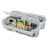 Stackable Caddy Organizer With S, M And L Containers, White Caddy, Clear Containers