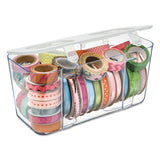 Stackable Caddy Organizer Containers, Medium, Clear