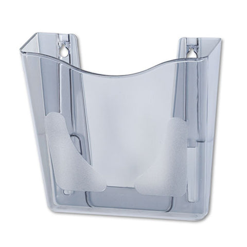 Euro-style Docupocket Portrait Wall File, 10 1-4 X 10 X 4, Smoke