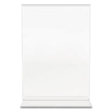 Classic Image Double-sided Sign Holder, 5 X 7 Insert, Clear