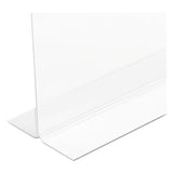 Classic Image Double-sided Sign Holder, 11 X 8 1-2 Insert, Clear