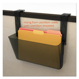 Docupocket Stackable Wall Pocket, Letter, 13 X 7 X 4, Smoke