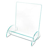 Euro-style Docuholder, Magazine Size, 9.81w X 6.31d X11h, Green Tinted