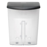 Outdoor Literature Box, 10w X 4.5d X 13.13h, Clear-black