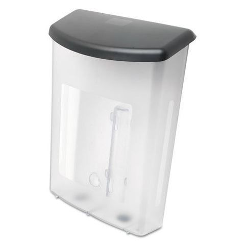 Outdoor Literature Box, 10w X 4.5d X 13.13h, Clear-black