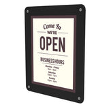 Superior Image Window Display, 8 1-2 X 11 Insert, Clear-black