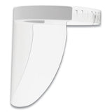 Disposable Face Shield, 13 X 10, One Size Fits All, Clear, 100-carton