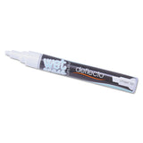 Wet Erase Markers, Medium Chisel Tip, White, 4-pack
