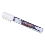 Wet Erase Markers, Medium Chisel Tip, White, 4-pack