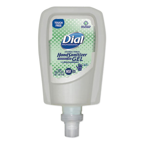 Fit Fragrance-free Antimicrobial Touch Free Dispenser Refill Gel Hand Sanitizer, 1000 Ml, 3-carton