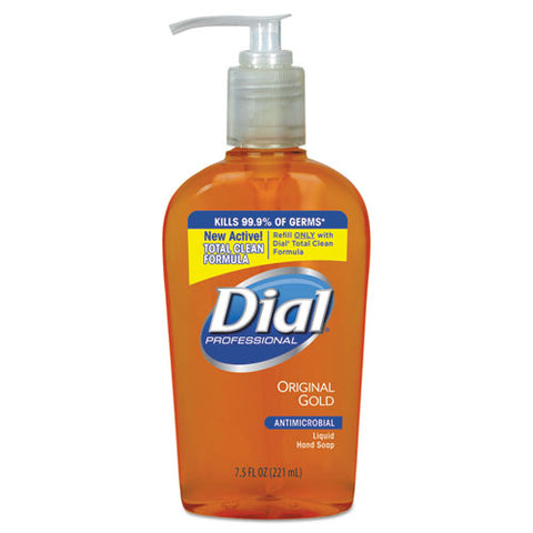 Gold Antimicrobial Hand Soap, Floral Fragrance, 7.5 Oz Pump Bottle, 12-carton