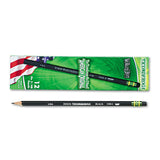 Pencils, Hb (#2), Black Lead, Black Barrel, Dozen