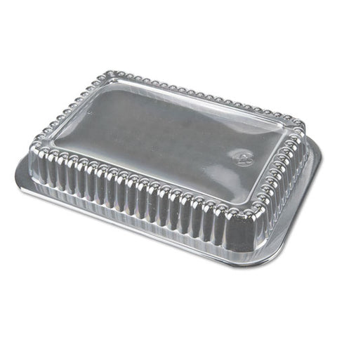 Dome Lids For 1.5 Lb Oblong Containers, 6.56 X 4.63 X 2, Clear, 500-carton